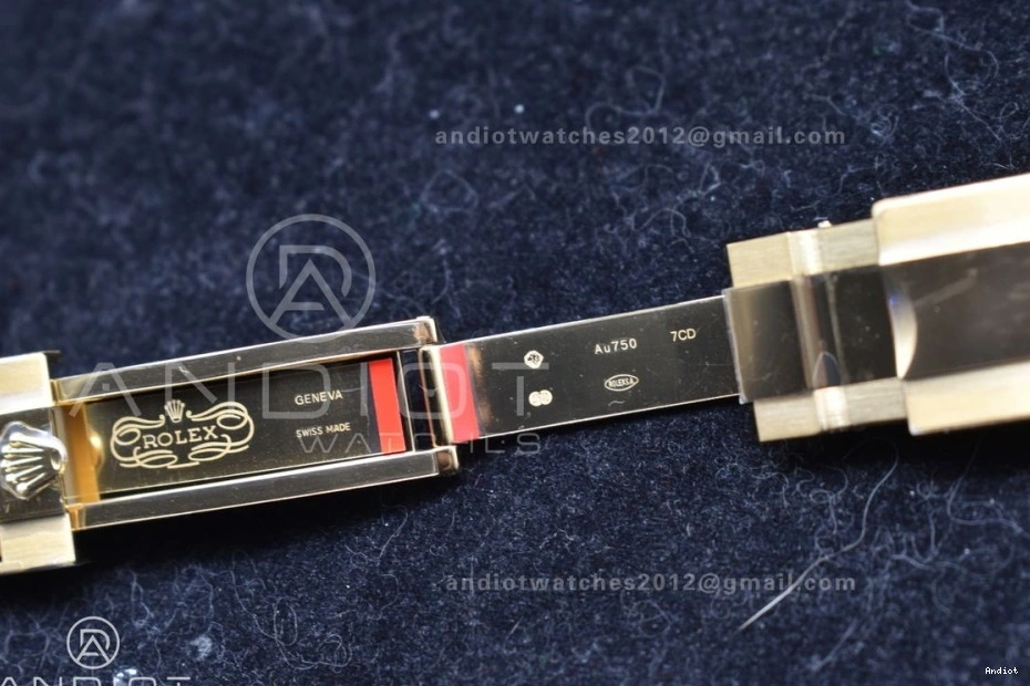 1:1 Best Daytona 126518 Oysterflex Clean Dial Edition YG on Strap 2023 SH4131 0322